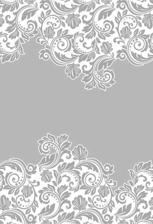 Abstract floral pattern. Vector seamless background. Perfect for invitations or announcements.のイラスト素材