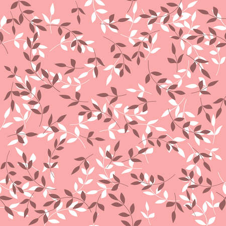 Flower pattern Seamless white and pink ornament. Graphic backgroundのイラスト素材