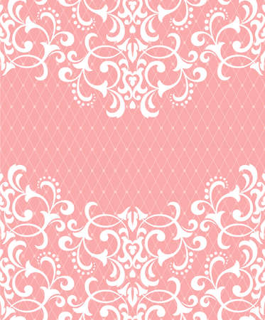 Abstract floral pattern. Vector seamless background. Perfect for invitations or announcements.のイラスト素材
