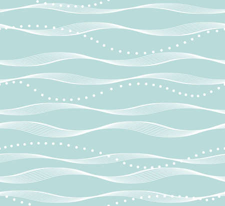 Abstract geometric pattern with lines, stripes. Blue graphic pattern sea, water.A seamless vector backgroundのイラスト素材