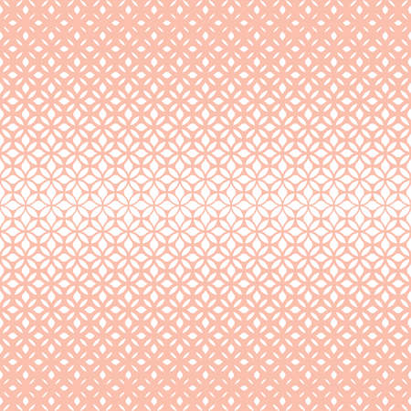 Flower geometric pattern. Seamless vector background. White and pink ornamentのイラスト素材