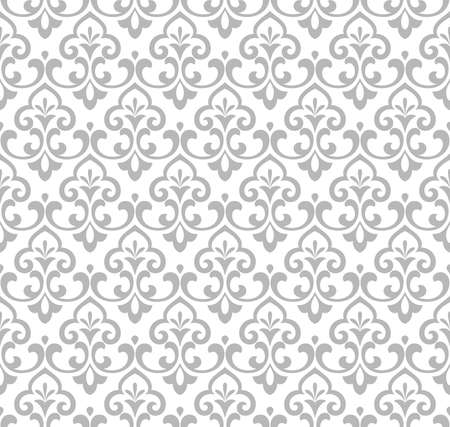 White and grey ornamental pattern background.のイラスト素材