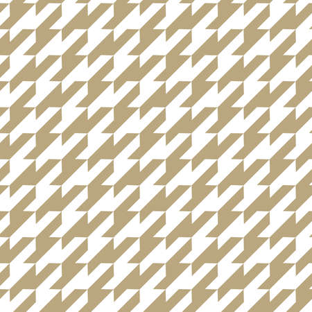 Abstract geometric pattern with stripes, lines. A seamless vector background. White and gold...