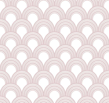 Abstract geometric pattern. A seamless vector background. White and pink ornament. Graphic modern pattern. Simple lattice graphic designのイラスト素材