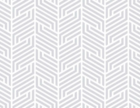 Abstract geometric pattern with stripes, lines. Seamless vector background. White and grey ornament....