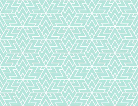 Abstract geometric pattern with stripes, lines. Seamless vector background. White and blue ornament....