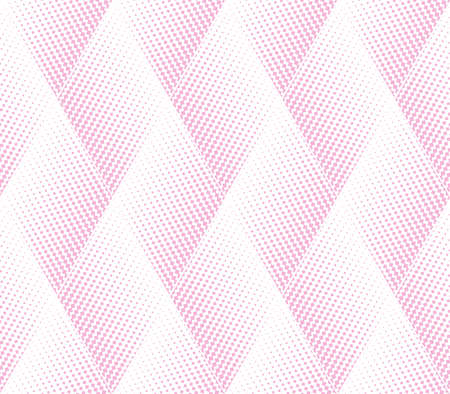 Abstract geometric pattern. Seamless vector background. White and pink halftone. Graphic modern pattern. Simple lattice graphic designのイラスト素材