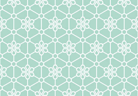 The geometric pattern with lines. Seamless vector background. White and blue texture. Graphic modern pattern. Simple lattice graphic designのイラスト素材
