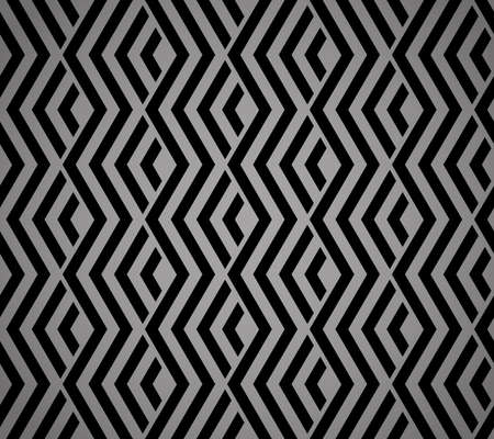 Abstract geometric pattern with stripes, lines. Seamless vector background. Black ornament. Simple...