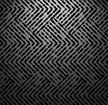 Abstract geometric pattern with stripes, lines. Seamless vector background. Black and grey ornament. Simple lattice graphic designのイラスト素材