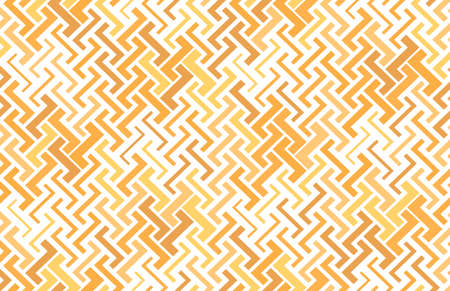 Abstract geometric pattern. Seamless vector background. White and gold halftone. Graphic modern pattern. Simple lattice graphic designのイラスト素材