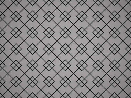 The geometric pattern with lines. Seamless background. Black and grey texture. Graphic modern pattern. Simple lattice graphic designの写真素材