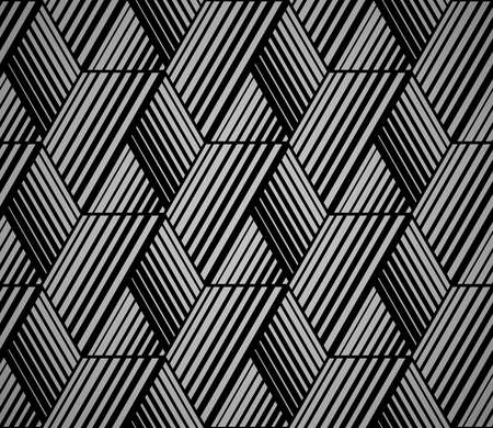Abstract geometric pattern with stripes, lines. Seamless background. Black ornament. Simple lattice...