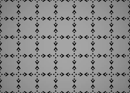 Abstract geometric pattern. A seamless vector background. Black and gray ornament. Graphic modern...
