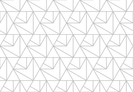 The geometric pattern with lines. Seamless vector background. White and gray texture. Graphic modern...