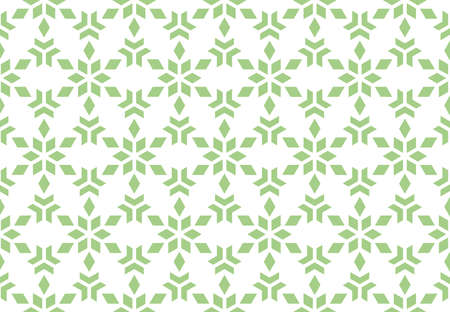 Abstract geometric pattern. A seamless vector background. White and green ornament. Graphic modern pattern. Simple lattice graphic designのイラスト素材