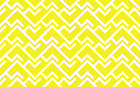 Abstract geometric pattern with stripes, lines. Seamless vector background. White and yellow...