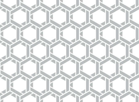 The geometric pattern with lines. Seamless vector background. White and gray texture. Graphic modern...
