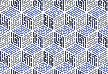 Abstract geometric pattern with stripes, lines. Seamless vector background. Colored ornament. Simple...