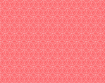 Abstract geometric pattern. A seamless vector background. White and pink ornament. Graphic modern pattern. Simple lattice graphic designのイラスト素材