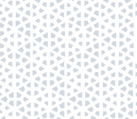 Abstract geometric pattern. A seamless vector background. White and gray ornament. Graphic modern pattern. Simple lattice graphic designのイラスト素材
