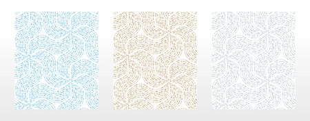 Set of abstract geometric patterns. Seamless vector backgrounds. Colored ornaments Graphic modern patterns Simple lattice graphic designのイラスト素材