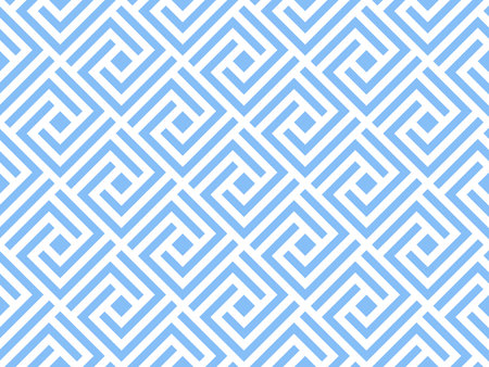 Abstract geometric pattern. A seamless vector background. White and blue ornament. Graphic modern pattern. Simple lattice graphic designのイラスト素材