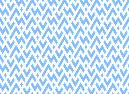 Abstract geometric pattern. A seamless vector background. White and blue ornament. Graphic modern pattern. Simple lattice graphic designのイラスト素材