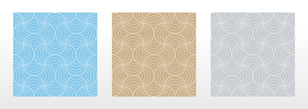 Set of abstract geometric patterns. Seamless vector backgrounds. Colored ornaments Graphic modern patterns Simple lattice graphic designのイラスト素材
