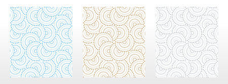 Set of abstract geometric patterns. Seamless vector backgrounds. Colored ornaments Graphic modern patterns Simple lattice graphic designのイラスト素材