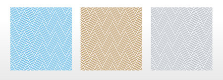 Set of abstract geometric patterns. Seamless vector backgrounds. Colored ornaments Graphic modern patterns Simple lattice graphic designのイラスト素材