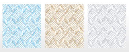 Set of abstract geometric patterns. Seamless vector backgrounds. Colored ornaments Graphic modern patterns Simple lattice graphic designのイラスト素材