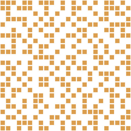 Abstract geometric pattern. A seamless vector background. White and golden ornament. Graphic modern...