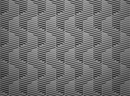 Abstract geometric pattern with stripes, lines. Seamless vector background. Gray and black ornament....