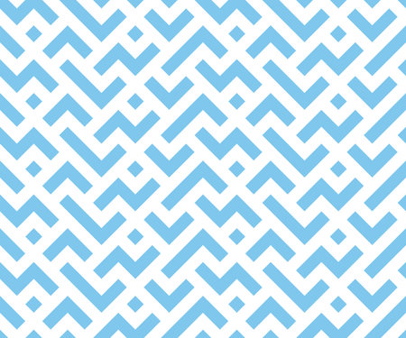 Abstract geometric pattern. A seamless vector background. White and blue ornament. Graphic modern pattern. Simple lattice graphic designのイラスト素材