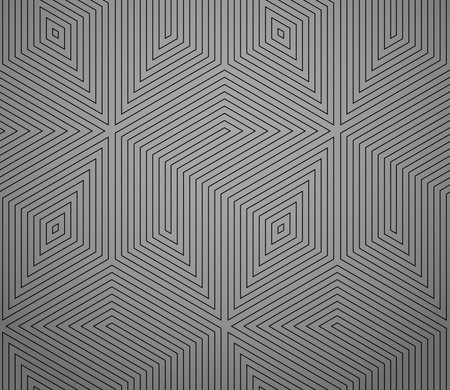 Abstract geometric pattern. A seamless vector background. Gray and black ornament. Graphic modern...