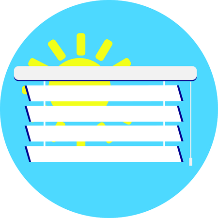 horizontal jalousie iconのイラスト素材