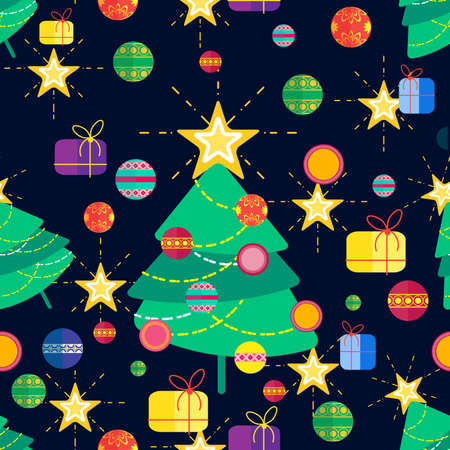 Seamless pattern for Christmas holidays design.のイラスト素材