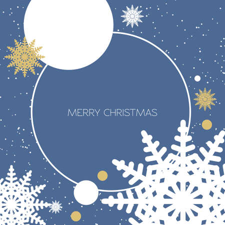 Merry Christmas banner.のイラスト素材