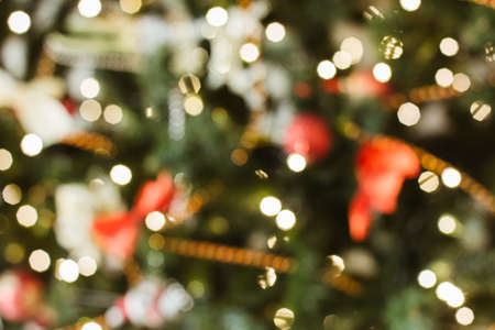 christmas background with abstract bokeh light. Blurred focus bokeh, Christmas new year 2022の写真素材