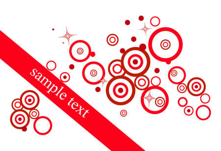 bright circles backgroundのイラスト素材