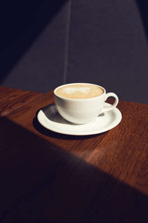 Cup of appuccinoの写真素材