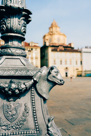 Turin, Piedmont, Italy - Toret or Toro, the symbol of the city Turin.の写真素材