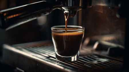 cafe, closeup, espresso, hot, cup, drink, brown, machine, professional, bar, morning, caffeine, cappuccino, beverage, breakfast, fresh, hot drink, ai, pouring, shop, business, mug,の素材