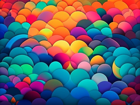 Colorful abstract modern background wallpaper design. AI Generativeの素材