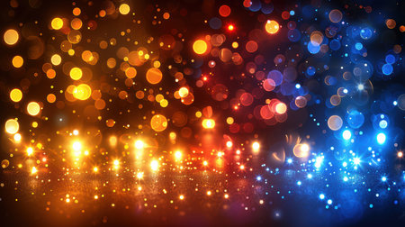 Abstract colorful background with blue, purple,orange and pink.Beautiful bright background.の素材