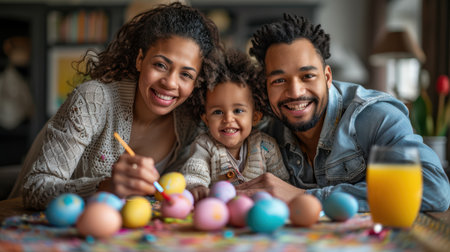 Fun, happy family home with love, support and laughing with parents and kid. Backyard, smile and moving of mother, father and young children together with bonding outdoor and real estateの素材