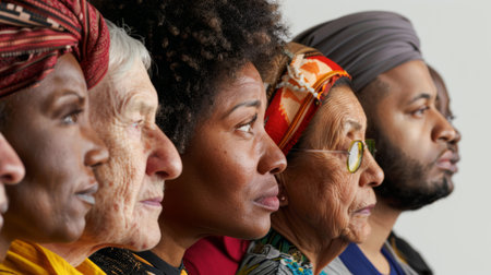 Overjoyed mature grey-haired Caucasian people have fun enjoy time together. happy elderly in living room, senior smiling and happy together to make activityの素材