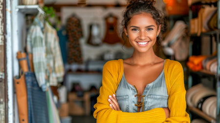 Beautiful natural girl smiling. portrait of a young womanの素材