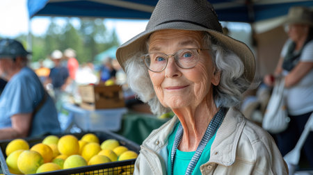 Overjoyed mature grey-haired Caucasian people have fun enjoy time together. happy elderly in living room, senior smiling and happy together to make activityの素材